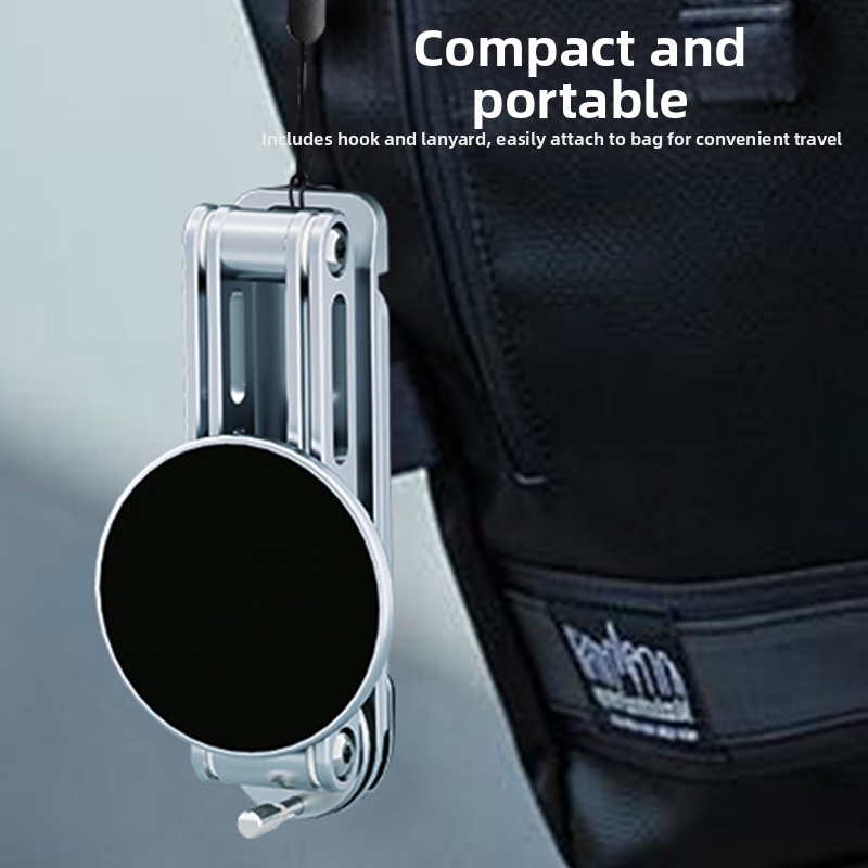 Desktop stojan pre telefóny a tablety, skladateľný z hliníkovej zliatiny, kompatibilný so selfie a živým vysielaním, kód x01