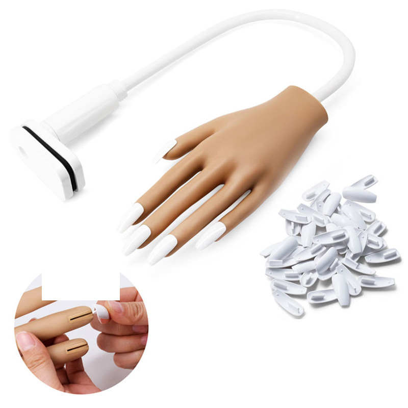 Mână de practică pentru manichiură, marcă Win, material TPR, greutate netă 650 g, cod produs H01