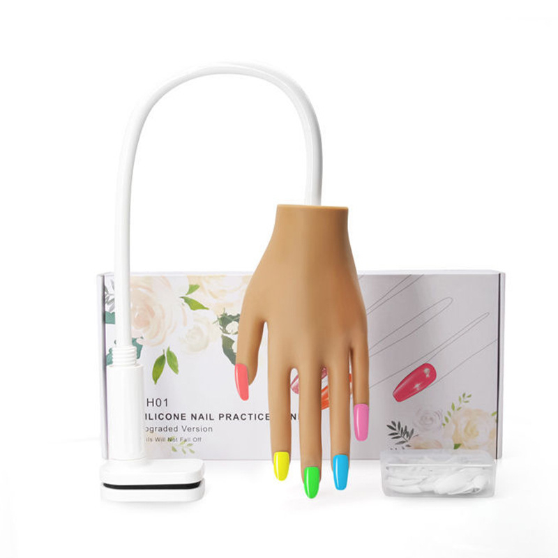 Mână de practică pentru manichiură, marcă Win, material TPR, greutate netă 650 g, cod produs H01