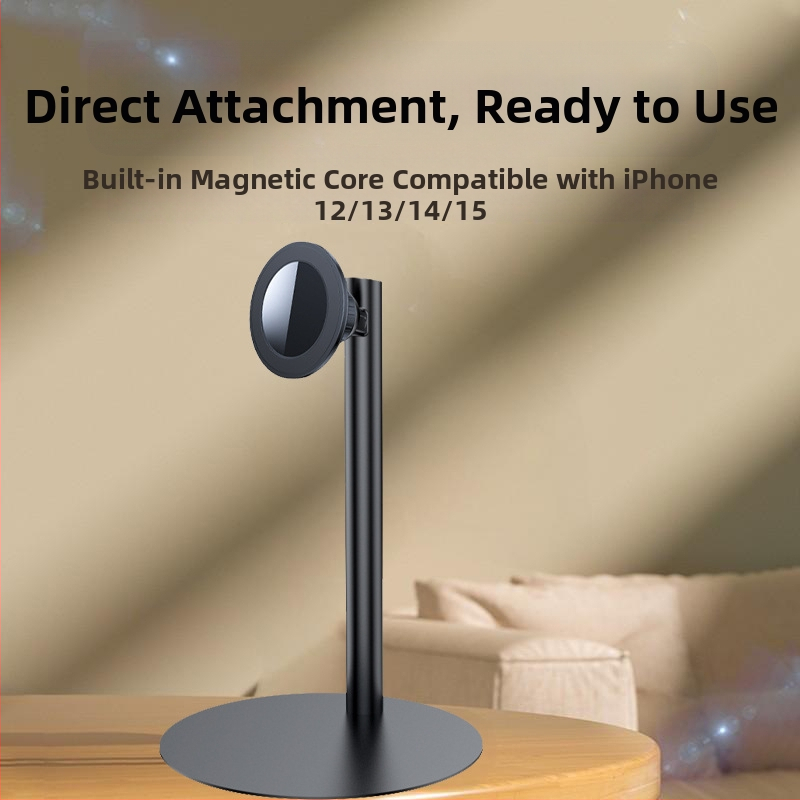 Desktop držiak na telefón – magnetický; MagSafe kompatibilný; železná konštrukcia; univerzálny
