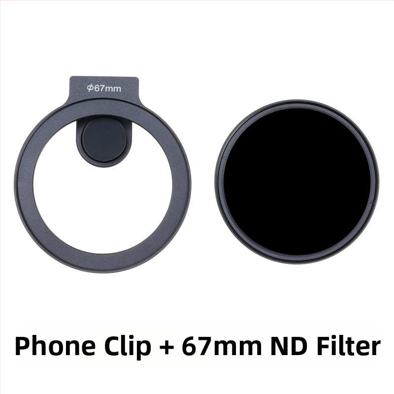 Držač Filtera za iPhone za mobilnu fotografiju | aluminijska legura, kompatibilan s 67 mm filterom
