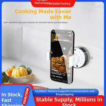 Telefona turētājs ar 360° rotāciju un vakuuma piespiedienu (piestiprinājums ar sūkņa pamatu, bez barošanas, der priekšējam stiklam)