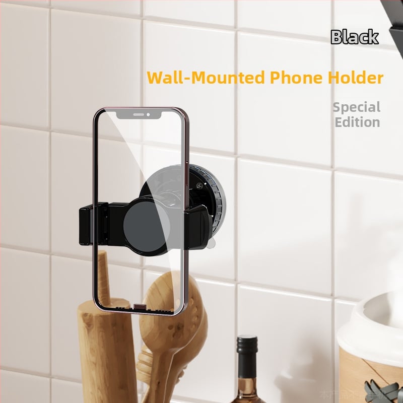 Telefona turētājs ar 360° rotāciju un vakuuma piespiedienu (piestiprinājums ar sūkņa pamatu, bez barošanas, der priekšējam stiklam)