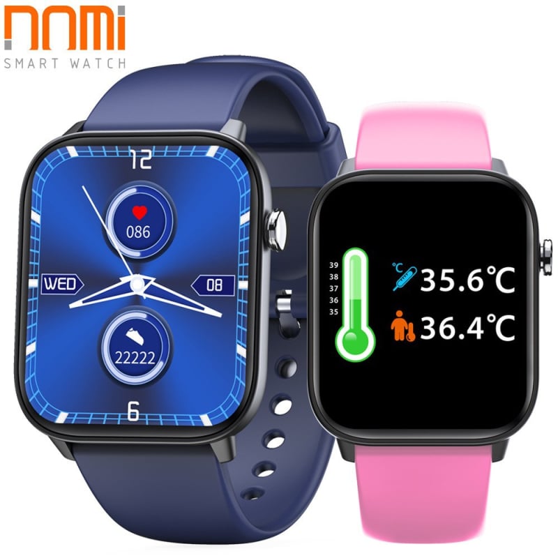 DM19 Ceas Inteligent — Monitorizare ritm cardiac și nivel de oxigen din sânge, Urmărire somn și exerciții, baterie de 230 mAh