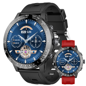 Ceas inteligent G303 cu apeluri Bluetooth, poziționare GPS, monitorizare ritm cardiac, tensiune arterială și saturație de oxigen în sânge