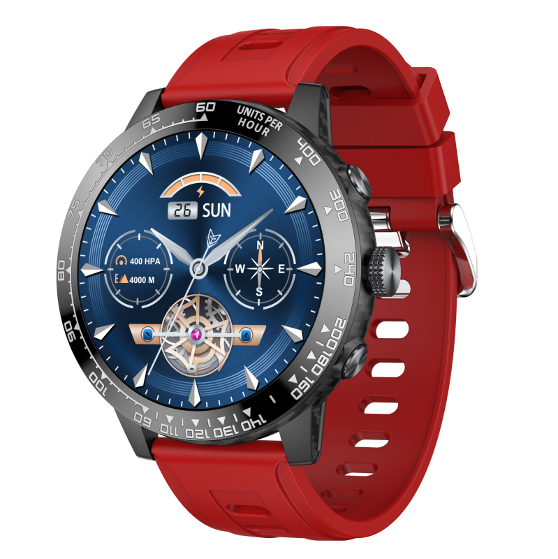 Ceas inteligent G303 cu apeluri Bluetooth, poziționare GPS, monitorizare ritm cardiac, tensiune arterială și saturație de oxigen în sânge