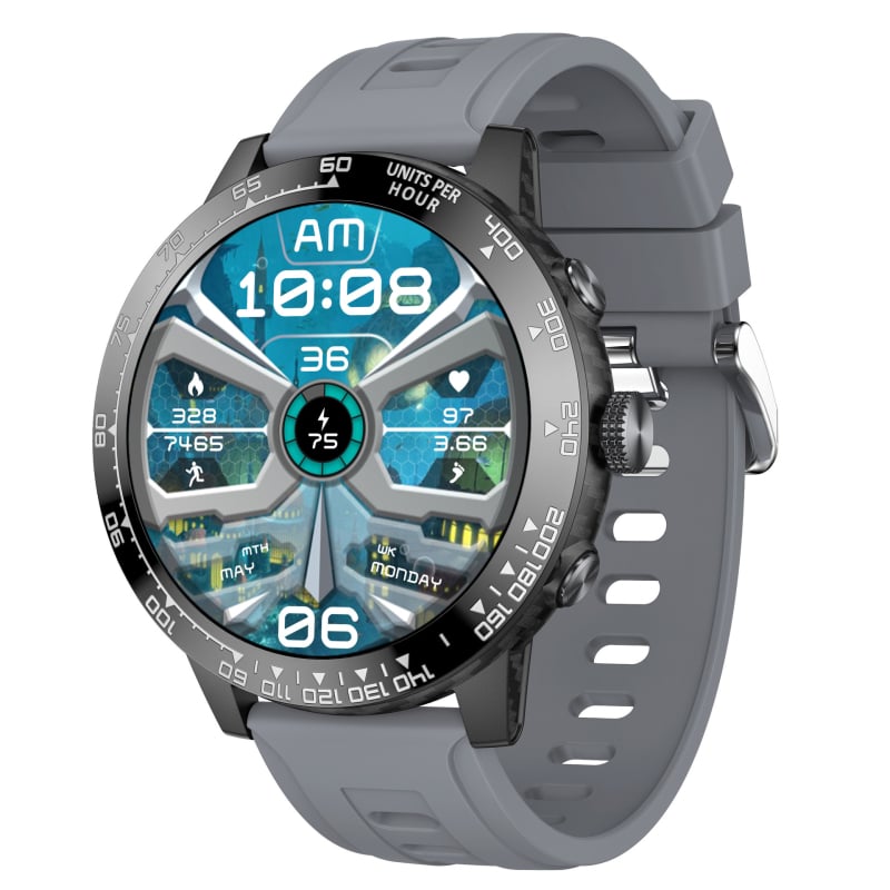 Ceas inteligent G303 cu apeluri Bluetooth, poziționare GPS, monitorizare ritm cardiac, tensiune arterială și saturație de oxigen în sânge