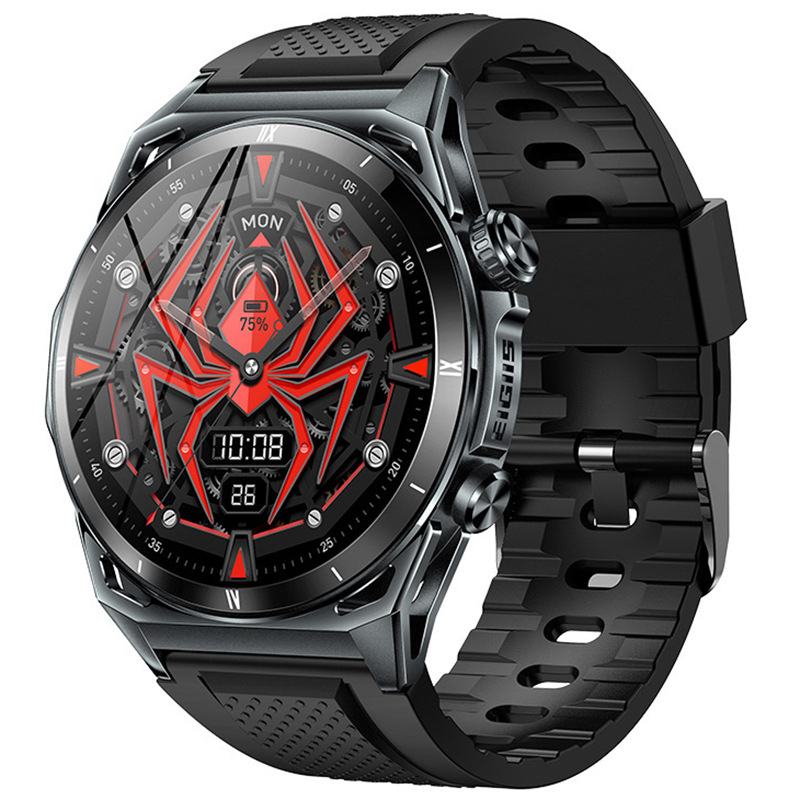 Ceas inteligent cu apeluri Bluetooth, ritm cardiac, tensiune arterială, monitorizare a somnului și pedometru