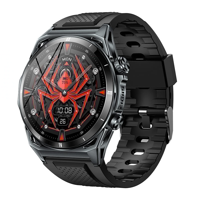 Ceas inteligent cu apeluri Bluetooth, ritm cardiac, tensiune arterială, monitorizare a somnului și pedometru