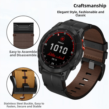 Силиконов сменяем каиш Garmin Fenix 5x/6x/7x