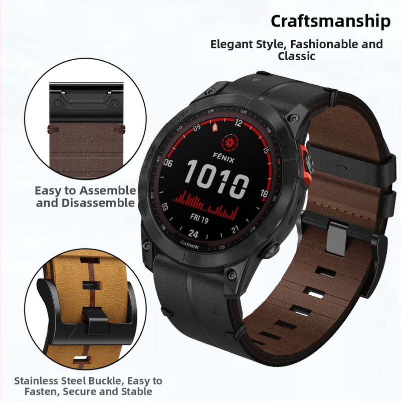 Silikónový výmenný remienok pre Garmin Fenix 5x/6x/7x