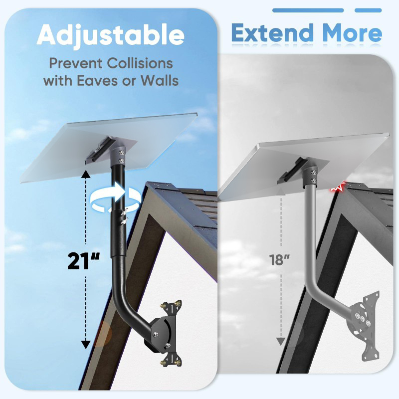 Μεταλλικός στηρίγμα τοίχου για εξωτερικό δρομολογητή-επέκταση – υλικό: χάλυβας άνθρακα/κράμα, μάρκα Korki; κατάλληλο για εξωτερικούς χώρους με ασθενές σήμα (Υλικό: Χάλυβας άνθρακα/κράμα; Τοποθέτηση: τοίχος; Εμβέλεια: εξωτερικοί χώροι με ασθενές σήμα)