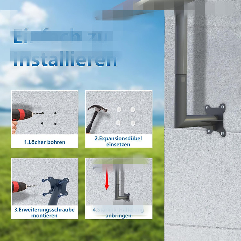 Μεταλλικό στήριγμα GEN2 A30 για εξωτερική χρήση, χάλυβας, συγκόλληση