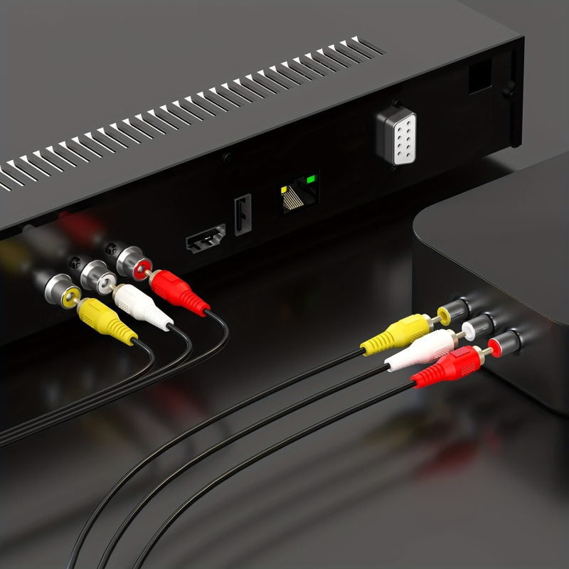 Καλώδιο AV 3 προς 3 RCA με κεφαλή Lotus, νικελιωμένο, πυρήνας από γυμνό χαλκό, αγωγοί από οξυγονοελεύθερο χαλκό, RoHS