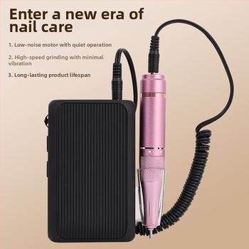 Ηλεκτρικό τρυπάνι νυχιών – εργαλείο λείανσης επιφάνειας νυχιών, πλαστικό σώμα, μοντέλο CH-DM802, Zhejiang