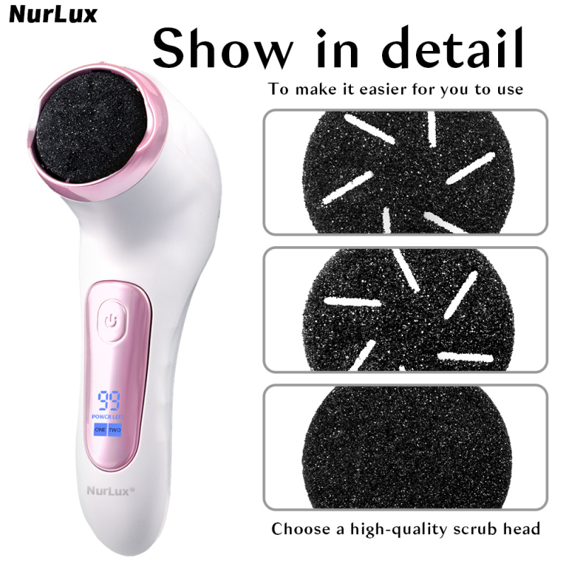 weeme Elektromos újratölthető lábreszelő JM07 – automatikus elhalt bőr és tyúkszem eltávolítás