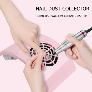 Usisivač prašine za nokte, model 858-M5, TFSCLOIN, Materijal: plast + nehrđajući čelik, Kapacitet: 360