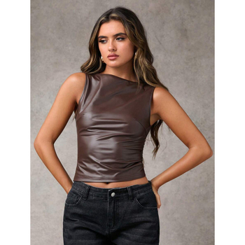 Moteriški plisuoti sijonai Slim-Fit – medvilnės-linų audinys, 2023 vasara, lengvas verslo stilius