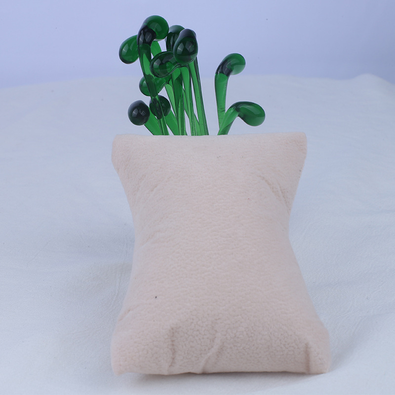 PU кожена възглавничка за часовник за дисплей, предназначена за опаковка на подаръци и бижута, на склад