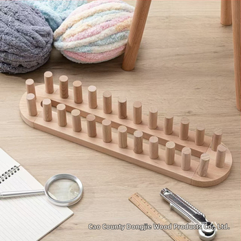 Ξύλινο πλαίσιο πλεξίματος – πολυλειτουργικό περιέλιγμα νήματος, συνδεόμενο πλαίσιο για πλέξιμο φουλαριών, Dongjie Q25109, ιαπωνικό στυλ