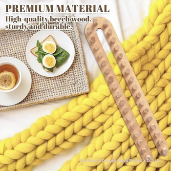 Ξύλινο πλαίσιο πλεξίματος – πολυλειτουργικό περιέλιγμα νήματος, συνδεόμενο πλαίσιο για πλέξιμο φουλαριών, Dongjie Q25109, ιαπωνικό στυλ