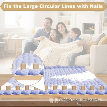 Ξύλινο πλαίσιο πλεξίματος – πολυλειτουργικό περιέλιγμα νήματος, συνδεόμενο πλαίσιο για πλέξιμο φουλαριών, Dongjie Q25109, ιαπωνικό στυλ