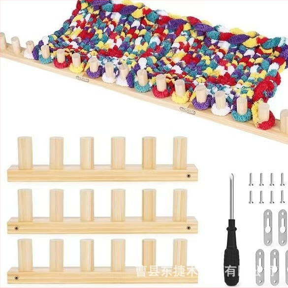 Ξύλινο πλαίσιο πλεξίματος – πολυλειτουργικό περιέλιγμα νήματος, συνδεόμενο πλαίσιο για πλέξιμο φουλαριών, Dongjie Q25109, ιαπωνικό στυλ