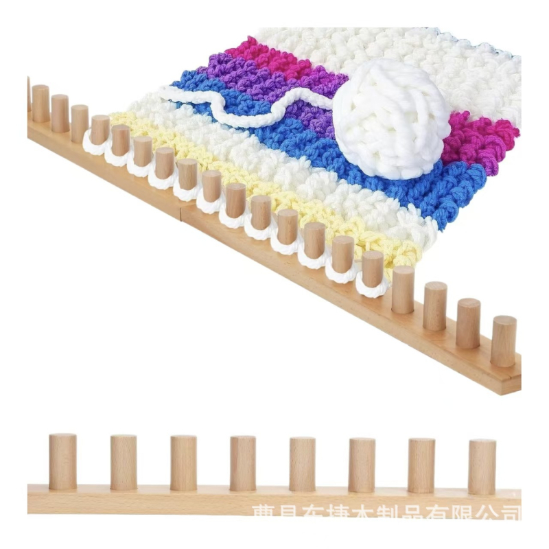 Ξύλινο πλαίσιο πλεξίματος – πολυλειτουργικό περιέλιγμα νήματος, συνδεόμενο πλαίσιο για πλέξιμο φουλαριών, Dongjie Q25109, ιαπωνικό στυλ