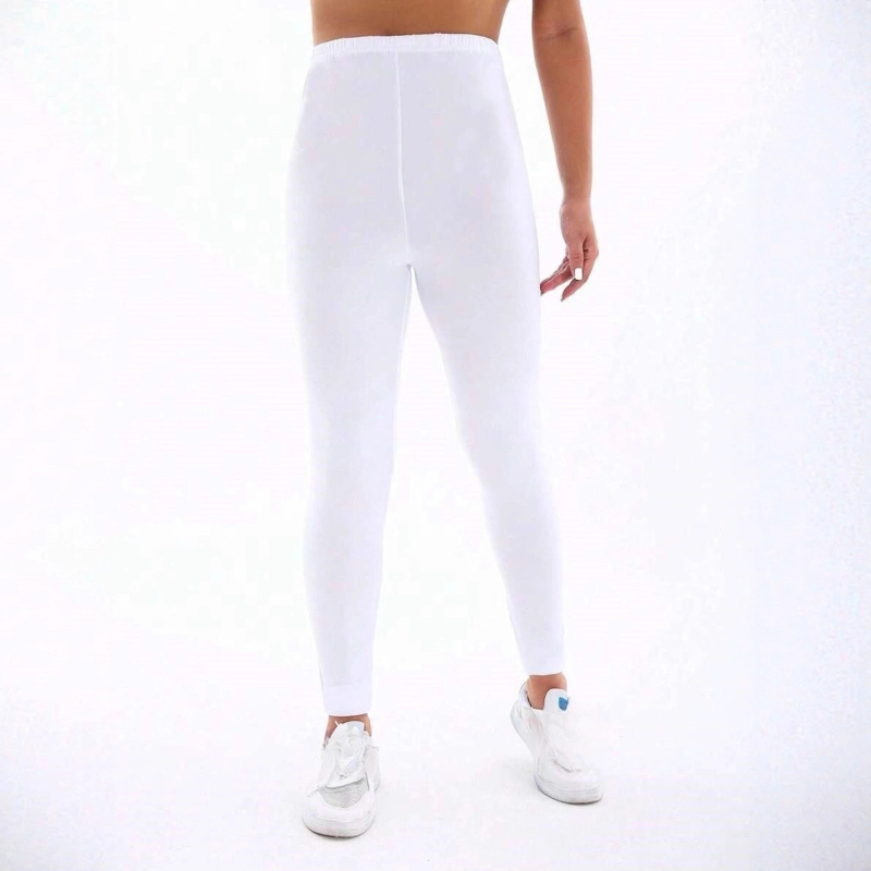 Панталони с висока талия, дължина 9/10, полиестер, изключително меко прилягане, висока еластичност