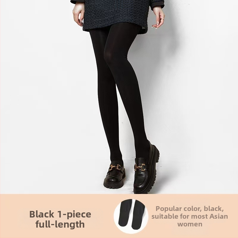 Velúrové tvarujúce pančuchy, stredná hrúbka, 70–80% polyester, fleecová podšívka