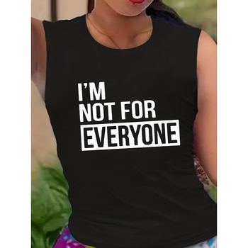 Печатана женска безръкавна тениска, модал плат, полиестер под 30% съдържание, пролет 2023