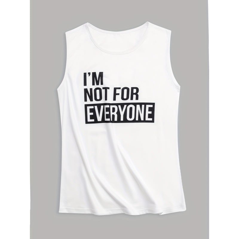 Γυναικεία εκτυπωμένη μπλούζα χωρίς μανίκια, ύφασμα modal, περιεκτικότητα πολυεστέρα κάτω από 30%, Άνοιξη 2023