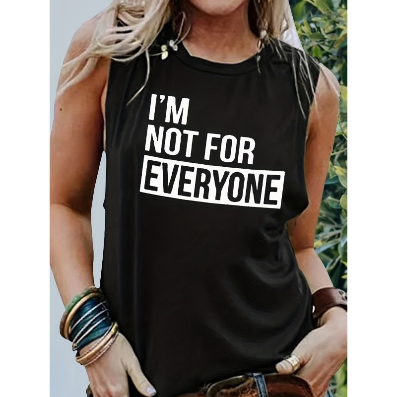 Γυναικεία εκτυπωμένη μπλούζα χωρίς μανίκια, ύφασμα modal, περιεκτικότητα πολυεστέρα κάτω από 30%, Άνοιξη 2023