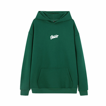 Мъжко худи с качулка, пуловер стил, флисово вътрешно, памук 31-50% смес, свободна кройка