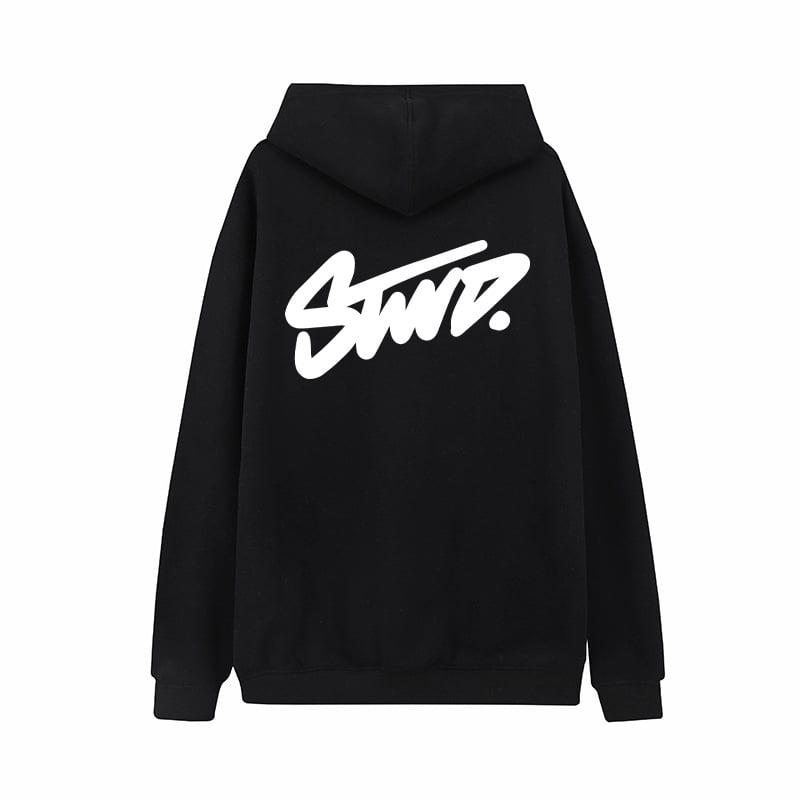 Vyrinis džemperis su gobtuvu, puloverio stiliaus, vidinė flisa, medvilnės mišinys 31-50%, laisvas kirpimas