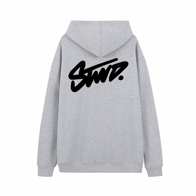 Vyrinis džemperis su gobtuvu, puloverio stiliaus, vidinė flisa, medvilnės mišinys 31-50%, laisvas kirpimas