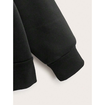 Hanorac damă cu glugă din poliester, croială lejeră, lungime standard, mâneci lungi, stil casual japonez/coreean