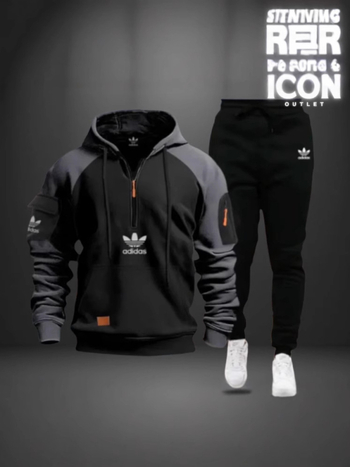 Vyrų užtrauktinis džemperis su rankos kišene, poliesteris 91–95%, ilgos rankovės, ruduo 2024