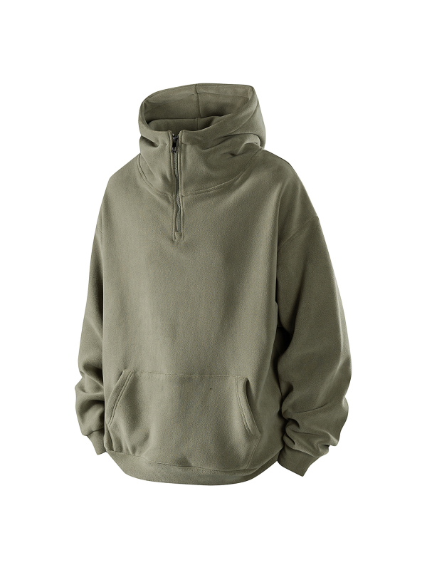 Vyrinis gobtuvinis megztinis su užtrauktuku, Aurora fleece audinys, 510 g/m², 94% poliesteris, šoninės kišenės, rudens–žiemos sezonas