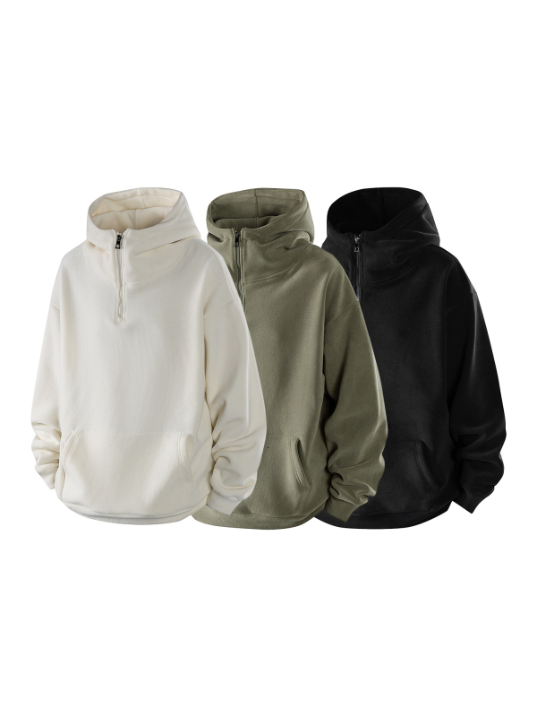 Vyrinis gobtuvinis megztinis su užtrauktuku, Aurora fleece audinys, 510 g/m², 94% poliesteris, šoninės kišenės, rudens–žiemos sezonas