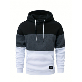 Φούτερ/φλίς πουλόβερ με cardigan σχέδιο, επένδυση φλίς, μίγμα ραμίας 51-70%, βάρος 400 g+