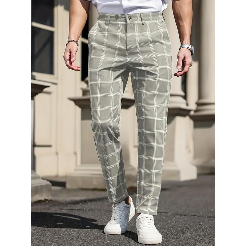 Slim-Fit мъжки костюм от Corduroy-лен плат, еднобутонна предна част, едноцветен модел, пролет