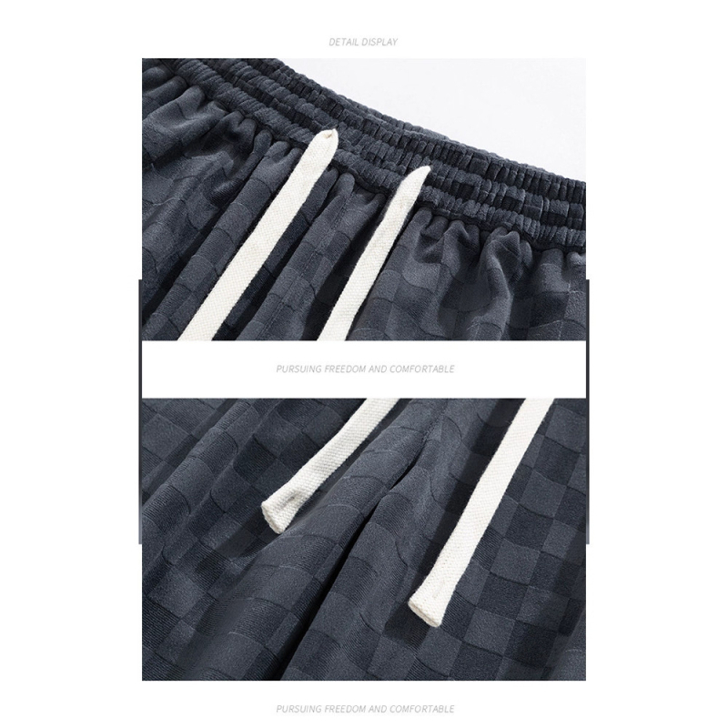 Vyriskos sportinius kasdieninius kelnes su tiesia kirpimo, ilgos, juosmens vidurinis su raišteliais, šiek tiek tamprios, antibakterinės ir drėgmę šalinančios medžiagos