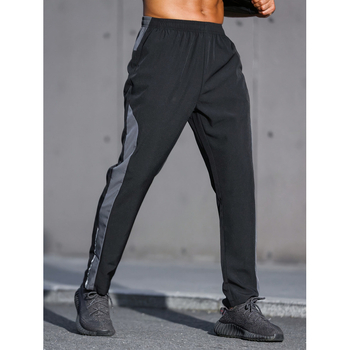 Pantaloni sport pentru bărbați, design Pencil Pants; croială lejeră; talie elastică; căptușeală de fleece; Lycra