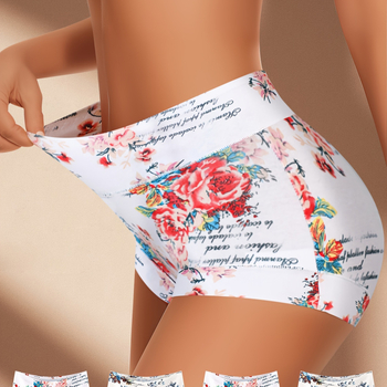 Γυναικεία μποξέρ μπιφ από Milk Silk, αναπνέον, σχηματίζει το σώμα και ελέγχει την κοιλιά, μεσαίο ύψος μέσης, καμουφλάζ, απλό ύφανση