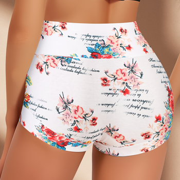 Γυναικεία μποξέρ μπιφ από Milk Silk, αναπνέον, σχηματίζει το σώμα και ελέγχει την κοιλιά, μεσαίο ύψος μέσης, καμουφλάζ, απλό ύφανση