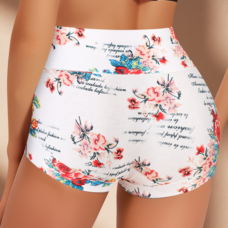 Γυναικεία μποξέρ μπιφ από Milk Silk, αναπνέον, σχηματίζει το σώμα και ελέγχει την κοιλιά, μεσαίο ύψος μέσης, καμουφλάζ, απλό ύφανση