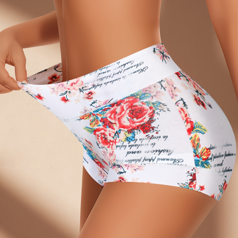 Γυναικεία μποξέρ μπιφ από Milk Silk, αναπνέον, σχηματίζει το σώμα και ελέγχει την κοιλιά, μεσαίο ύψος μέσης, καμουφλάζ, απλό ύφανση