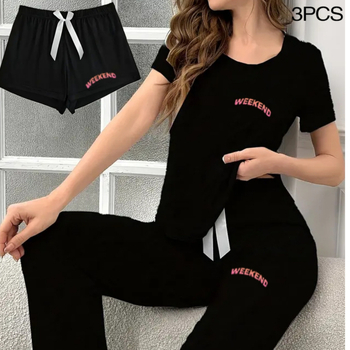 Éjszakai nadrágok poliészterből, vékony anyag, minimalistás mintázat, hosszú nadrág, otthoni casual viselet