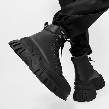 Ανδρικά sneakers SLNU★3 | Με στρογγυλή μύτη, PU επάνω μέρος, χαμηλό ύψος, κορδόνια, καουτσούκ σόλα